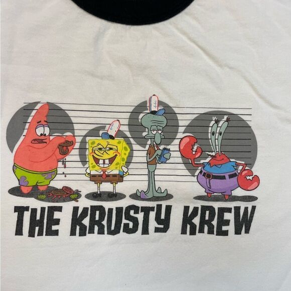 SpongeBob SquarePants The Krusty Krew 2002 Graphic T-shirt Men XL - Picture 2 of 6